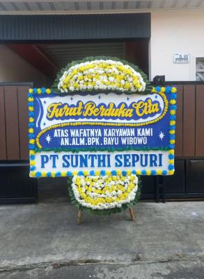 Papan Bunga Duka di Cimenerang
